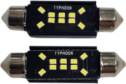 Paradox Since 1992 Becuri LED sofit C5W 39mm Canbus 12V 10 SMD 2016 alb rece (AD511-4)
