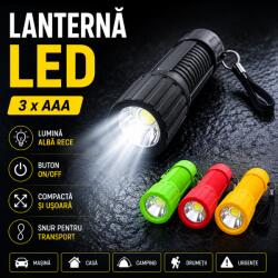 Paradox Since 1992 Lanterna LED cu baterii AAA (11-5-rosu)