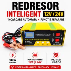 Paradox Since 1992 Redresor baterie auto inteligent 12V 24V cu protectii (AD611)