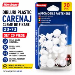 Paradox Since 1992 Cleme carenaj auto universale set 20 buc dibluri plastic 20-73 (20-73)