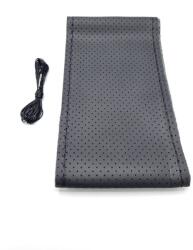 Paradox Since 1992 Husa volan 40 cm piele ecologica perforata negru cu ac si ata universala (19-40)
