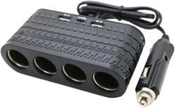 Olesson Adaptor bricheta auto 4 intrari 120W 2x USB si Type C Olesson 1654 12V 24V (1654)