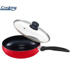Heinner TIGAIE ADANCA ALUMINIU PRESAT+CAPAC 24x6.5 CM, COOKING BY HEINNER (HR-NL-24TC) - balutatech