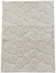 Heinner Covor, model in relief, Stone, 120x160 Crem (HR-STNRUG120-CRM) - balutatech Covor