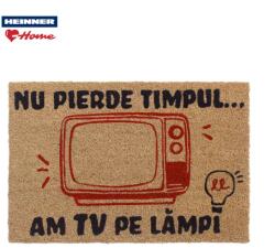 Heinner Covoras Intrare Cocos 60x40 Cm, Fun, Tv (hr-mtc-fun_tv) - balutatech Pres