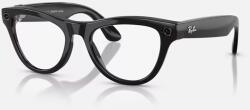 Ray-Ban Ray-Ban Meta Skyler Gen 1 High Bridge Fit Shiny Black Clear Amethyst Transitions 52-20 (RW4010 601/CH 52)