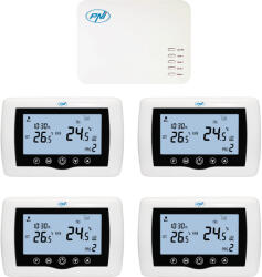 PNI Termostat inteligent WiFi PNI CT440 wireless pentru 4 zone, Tuya Smart (PNI-CT440)