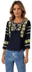 Rody s Forever Bluza tip ie dama B23, negru/galben , marimea XL (R123XL)