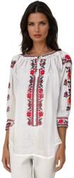 Rody s Forever Bluza dama tip ie R256 alb optic/rosu bordo , marimea 3XL (R51013XL)