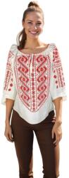 Rody s Forever Bluza dama RS25 alb pur/rosu , marimea M (R928LM)