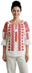 Rody s Forever Bluza dama M26 alb optic/rosu , marimea L (R1058L)