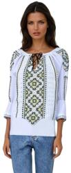 Rody s Forever Bluza tip ie dama RDB2, alb pur/verde , marimea 2XL (R143V2XL)