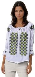 Rody s Forever Bluza tip ie dama B23, alb trandafir/verde , marimea S (R144VS)