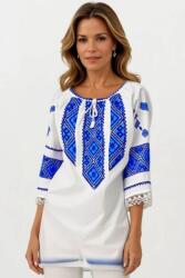 Rody s Forever Bluza dama tip ie 024, alb neted/albastru royal , marimea L (R828ARL)