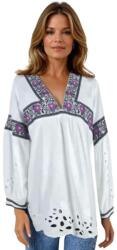 Rody s Forever Bluza tip ie dama ML185 alb/mov , marimea XL (BTAMXL)