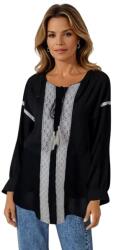 Rody s Forever Bluza tip ie dama B23, negru/bej , marimea 3XL (BNB3XL)
