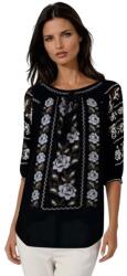 Rody s Forever Bluza tip ie dama B2, negru antichizat/maro , marimea XL (RV1NXL)