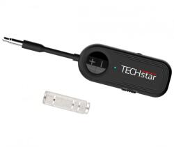 Techstar Adaptor Wireless 2 in 1 Receptor si Transmitator Audio TX/RX Techstar® M28 Negru, cu Bluetooth BT 5.3 si Conector Port Audio 3.5mm (SKU3069)