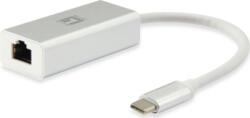LevelOne Placa de retea LevelOne USB-0402, Ethernet 1000 Mbit/s, Srebrie, Alb (10614221)