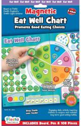 Fiesta Crafts Set magnetic Mananca sanatos - Eat Well Chart Fiesta Crafts FCT-2946 (FCT-2946_Initiala) Jucarii de constructii magnetice