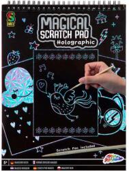 Grafix Caiet A4 Fise Razuibile Magical Scratch Pad Grafix GR220009, Holografic (GR220009_Holografic)