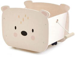 Tender Leaf Cutia ursului Tender Leaf Toys, Mobilier pe 4 roti, din lemn premium - Varsta 3+ ani, Bej (TL8816)