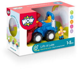 WOW Toys Jucarie pentru copii WOW Toys, Buldoexcavator, Lift-it Luke, 1-5 ani (WW 01026)