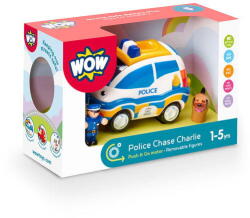 WOW Toys Jucarie pentru copii WOW Toys, Masina de politie cu catel, Police Chase Charlie, 1-5 ani (WW 04050)