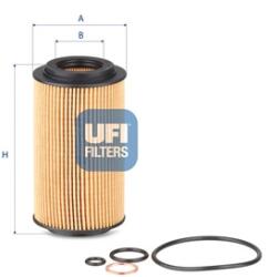 UFI Filtru Ulei (element Filtrant) Arbos 5100 5100 Gl 5115 5115 Gl 5130 5130 Gl Ferrari 85 Jcb 215 3cxc 406 525-60 T5 (25.306.00)