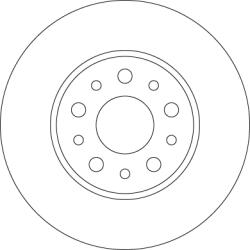 TRW Disc Frana Df6228 Fiat 500L (DF6228)