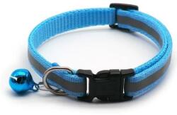  Zgarda reflectorizanta pentru pisica sau caine, cu clopotel, reglabila - Bleu (OEM)