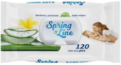 Spring Line Servetele Umede, Spring Line, cu Aloe Vera, 120 buc