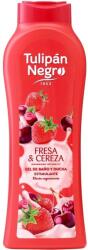 Tulipan Negro Gel de Dus, Tulipan Negro, 650 ml Fresa Cereza