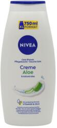 Nivea Gel de Dus si Spumant de Baie, NIVEA, Creme Aloe, 750 ml