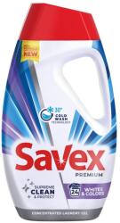 Savex Detergent Lichid, Savex, Premium 1.08 L White Color 27 spalari