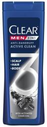 CLEAR Sampon, Clear, 360 ml Men Active Clean Charcoal