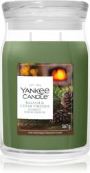 Yankee Candle Balsam & Cedar Fireside lumânare parfumată 567 g