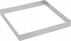 de Buyer Perforated Stainless Steel Square Tart Form 17, 5cm (3099 23) deBuyer23) deBuyer 23) (3099.23)