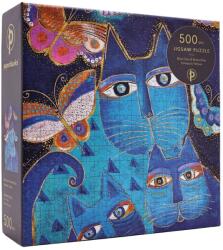 Paperblanks Пъзел Paperblanks от 500 части - Сини котки и пеперуди (PA9947-5)