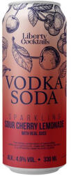 Liberty Sour Cherry Lemonade Vodka Soda 0, 33l 4, 9% dob 1/24 DRS