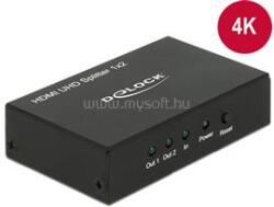 DELOCK HDMI UHD-es elosztó 1 x HDMI-bemenet > 2 x HDMI-kimenet 4K (DL18682) (DL18682)
