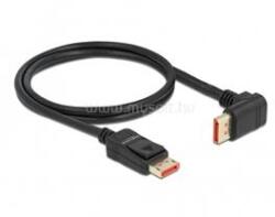 Delock 87054 1m DisplayPort 8K 60Hz apa egyenes - apa 90°-ban felfelé hajlított kábel (DL87054) (DL87054)
