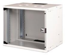 ASSMANN SOHO PRO 19" 9U 460x540x400mm üvegajtós szürke fali rack szekrény (DN-49204)