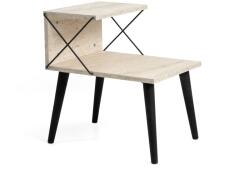 Hanah Home Noptieră Hanah Home Travertine Black Cross - negru, travertin (8684283111183)