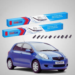 TeamCar Ștergătoare Toyota Yaris P9 Hatchback 2005-2011 | Set Față Flat Premium - TeamCar® (TC-YP9F-6035FLP)