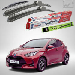 TeamCar Ștergătoare Toyota Yaris P21 Hatchback 2020-prezent | Set Față și Spate Flat - TeamCar® (TC-YP21-6040FS)