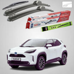 TeamCar Ștergătoare Toyota Yaris Cross MXP SUV 2020-prezent | Set Față și Spate Flat - TeamCar® (TC-YXMXP-6040FS)