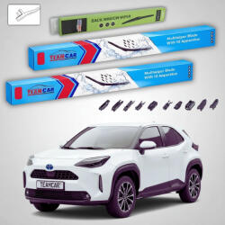 TeamCar Ștergătoare Toyota Yaris Cross MXP SUV 2020-prezent | Set Față și Spate Flat Premium - TeamCar® (TC-YXMXP-6040FSP)