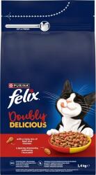 FELIX Doubly Delicious marha, csirke és cékla száraz macskaeledel 1.4kg