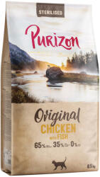 Purizon 6, 5kg ÚJ Purizon Cat Sterilised csirke & hal - Original Daily 65% száraz macskatáp